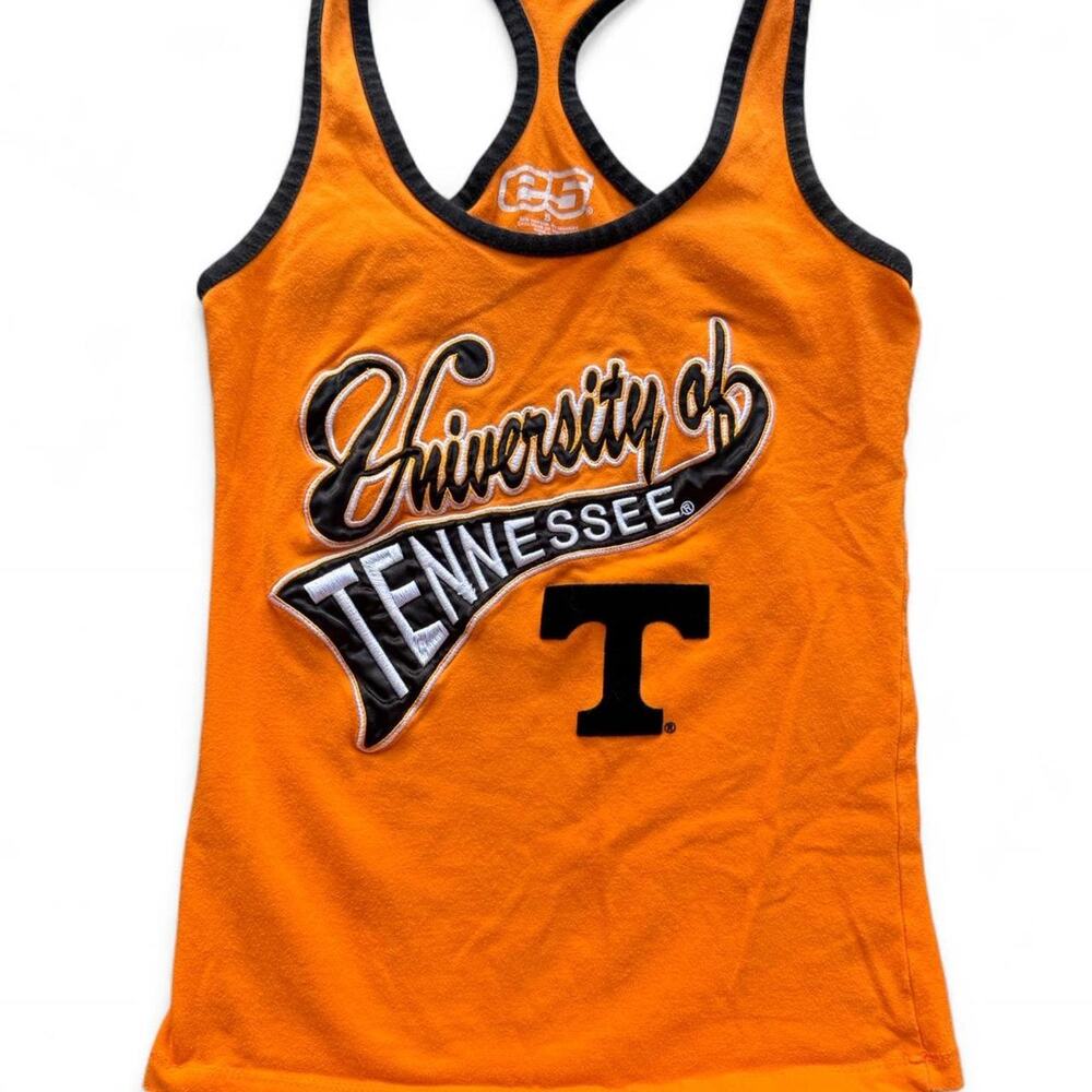 Vintage orange and black university